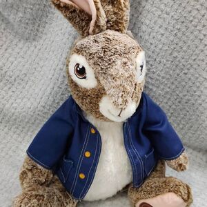 DanDee Peter Rabbit Plush Collection Stuffed Animal w Blue Coat 24 Inches